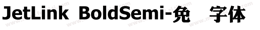 JetLink BoldSemi字体转换